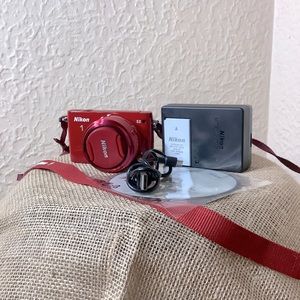 Nikon 1 S2 10.1MP Red Digital Camera